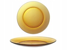 Lys Amber Speiseteller flach