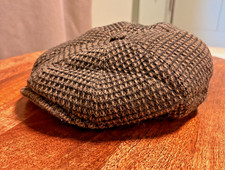 Purdey Wool Tweed Baker Boy Cap Mütze