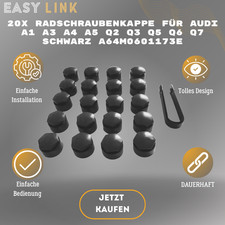 20x Radschraubenkappen