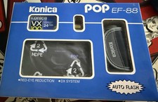 Konica Pop EF-88 Kompaktkamera Analog, Inkl. Tasche, Film, Anleitung OVP (Neu?)