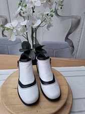 Sportliche Damenstiefelette von GEMINI schwarz/weiß Größe EU 37 NEU NEU NEU