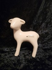 Kleines Schaaf von Tiziano-Keramik, weiß, ca. 15 cm hoch, sehr gute Erhaltung!