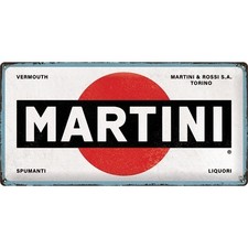 Blechschild Martini