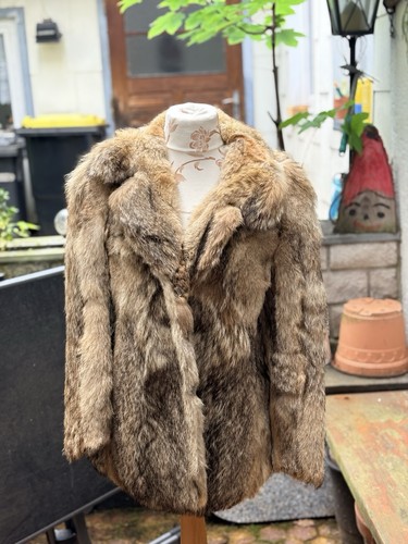 Damen pelzjacke braun s - pelzjacke,