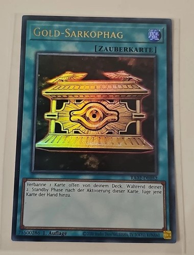 Gold sarkophag - yu, oh!