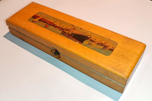 Altes federkästchen holz - federkästchen,