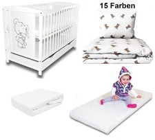 Babybett gitterbett weiß - gitterbett, mit