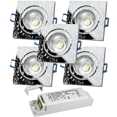 Led einbaustrahler aqua44 - einbaustrahler, 12v