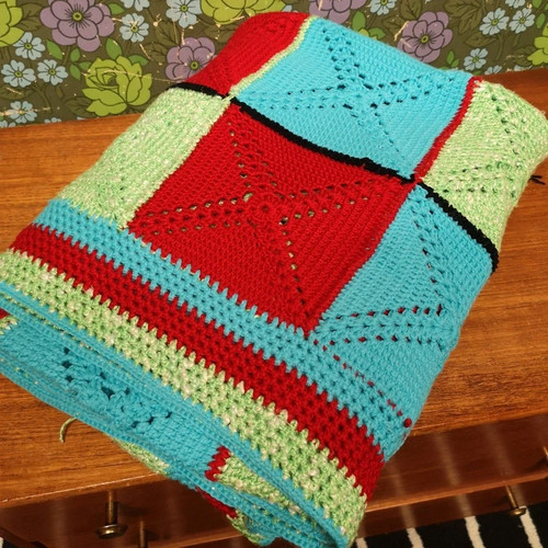 Oma strickquadrate patchwork - oma,