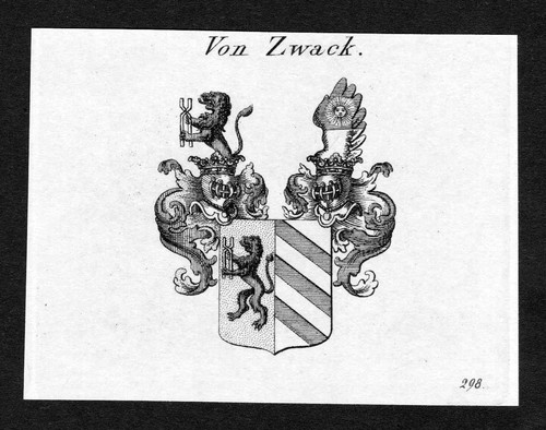 1820 zwack wappen adel - ca.,