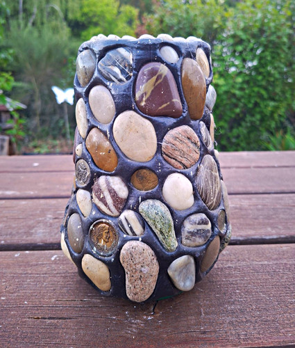 Vintage deko vase mit - deko-vase, echten