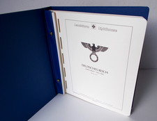 LEUCHTTURM SF VORDRUCKE DEUTSCHES REICH - 1933-1945 + SCHRAUBBINDER --SEHR GUT--