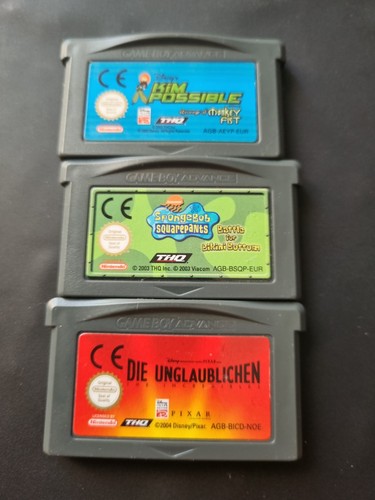 Gba spiele bundle spongebob - 3x,