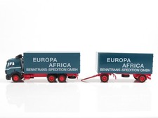 1:87 AWM Mercedes Benz Hängerzug Benntrans Spedition R201-31