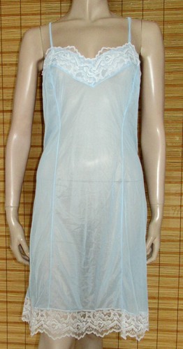 Blaues unterkleid spitze - blaues,