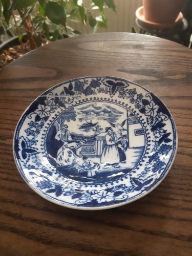 Antiker transferware bordjes - antiker,