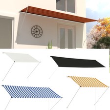 1-3.5M Einziehbare Markise Balkonmarkise Terrasse Balkon Garten Sonnenschutz DE