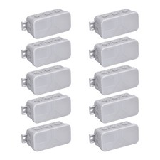 10 Stück Spelsberg Mini 25-L Abzweigdose 89x43x38 mm IP55 ohne Klemmen Grau