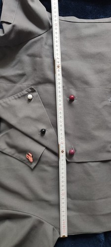 Kochjacke grau langarm leiber