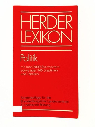 Herder lexikon politik - :,