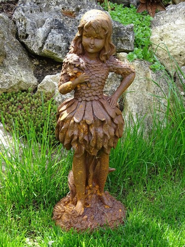 Gusseisenfigur elfe fee - elfe,