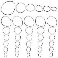  50 Pcs Replacement Tape Belts