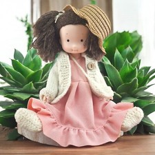 Waldorf Vinyl Doll with Straw