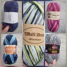 Sockenwolle 4 fach Paket