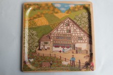 Vintage Tablett Melamin Chalet