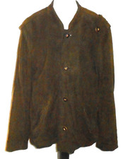 ERLMEIER TRACHTEN JANKER HERREN LEDER-JACKE Gr.52 /50  BRAUN  LANDHAUS COUNTRY