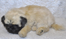 süßer schlafender Mops - Deko Figur