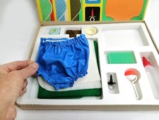 Vintage game toy - baby, care