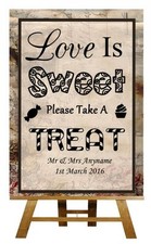 Chic Love Is Sweet Candy Bar