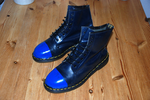 Martens leder stiefel made - dr,