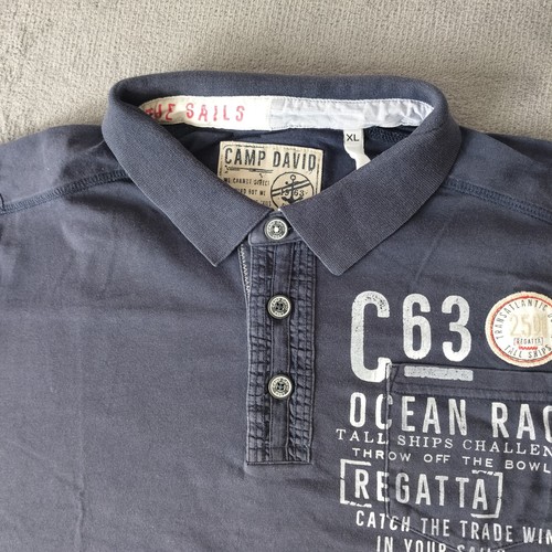 Camp david poloshirt herren - camp, xl