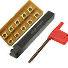 10x CCMT09T304 Drehmeißel Wendeplatten mit SCLCR1212H09 Bohrstange Klemmhalter
