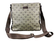 MCM Tasche Herren Umhängetasche Crossbody braun khaki Logoprint