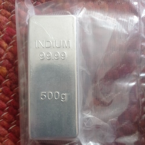 Indium metall 5kg 500g - metall,