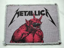 METALLICA  PATCH Original 80er JUMP IN THE FIRE Vintage Aufnäher 10x7,5cm Metal 