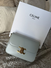 CELINE Triomphe Tasche Grau