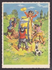 DEUTSCHLAND, Postkarte, Affen