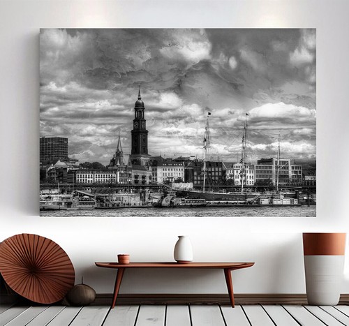 Leinwand bild hamburg - leinwand,