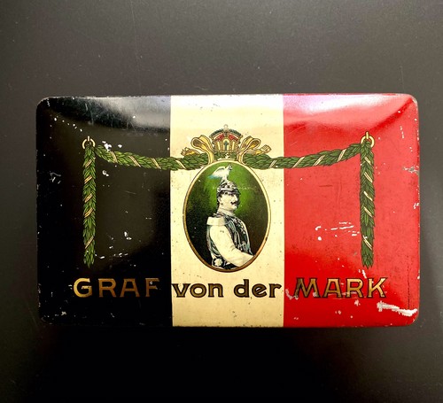 Alte zigarettendose graf von - zigarettendose, "