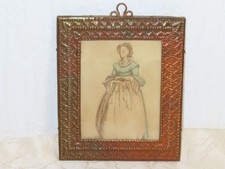 Antiker kleiner Kupferrahmen