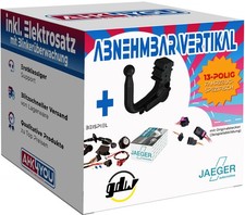 GDW AHK für Mercedes CLA Shooting Brake 15-19 vert. + 13-pol JAEGER ES SPEZ