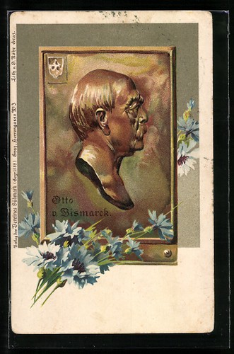 Otto bismarck als relief - relief, im