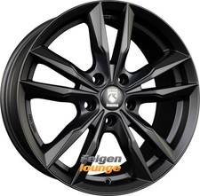 4x MOMO FAST Black Matt 7,5x17