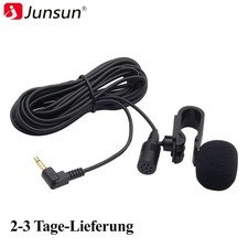 Mikrofon für Autoradio Freisprechen BT Mikro 3,5mm Jack Kenwood JVC Alpine usw.