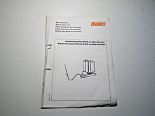 Ersatzteilliste Hochdruckspritze (5515) Wassersprengeinrichtung Hako Variette