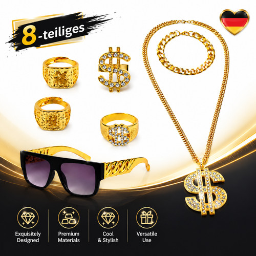 Stück dollar kette set - 8,